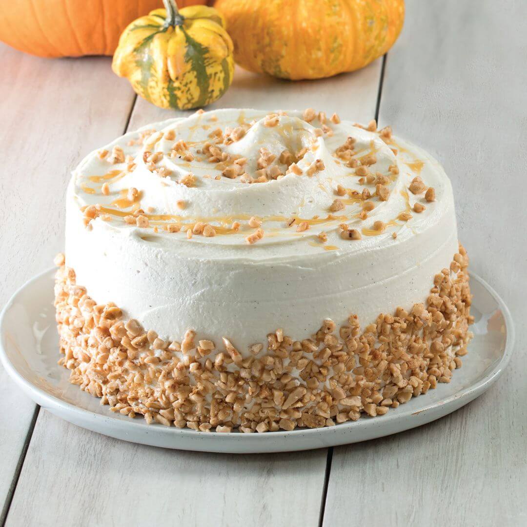 A pumpkin spice cake